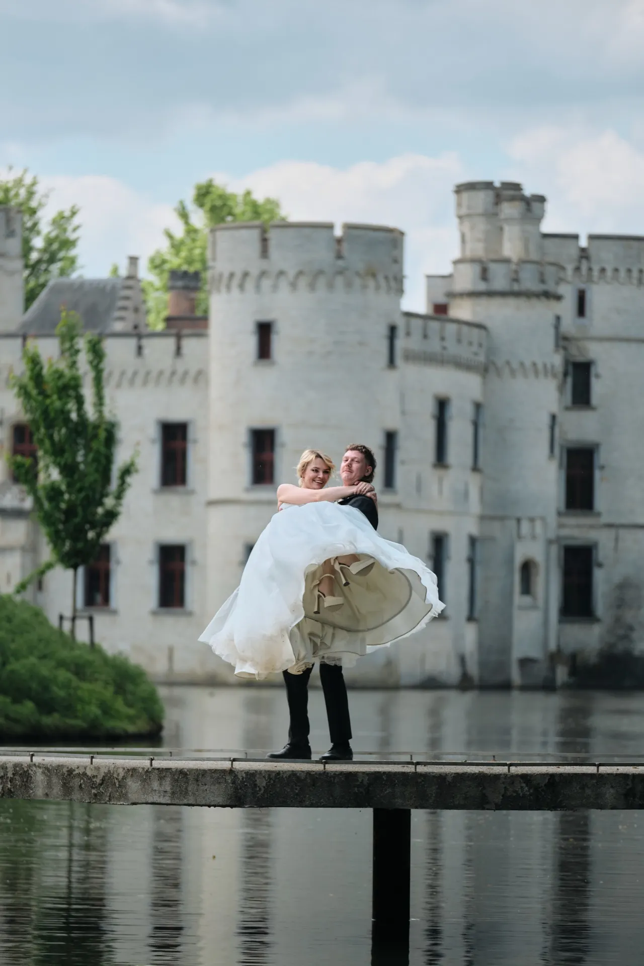 Cortège de mariage et photos de groupe naturelles